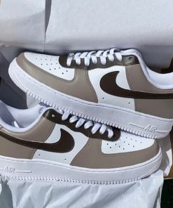 Taupe Brown Custom Air Force 1