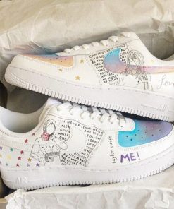 Taylor Swift Painted Custom Air Force 1