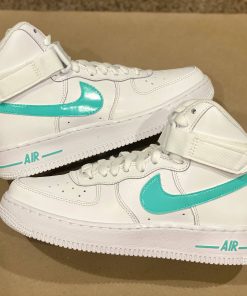 Teal Turquoise Custom Air Force 1