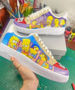 The Simpsons Art Custom Air Force 1