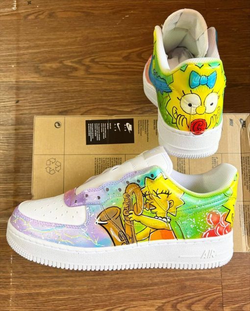 Marge Lisa Simpsons Custom Air Force 1