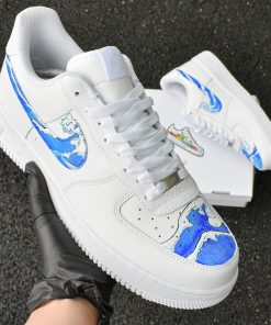 Wave Splash Swoosh Custom Air Force 1