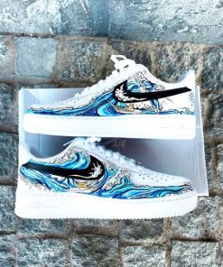 Wave Off Kanagawa Custom Air Force 1