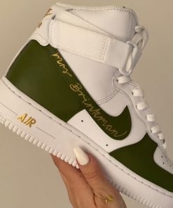 Name Gold Avocado Custom Air Force 1