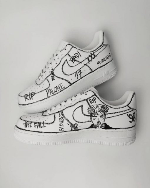 XXXtentacion Sketch Custom Air Force 1