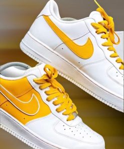 Yellow Half Custom Air Force 1