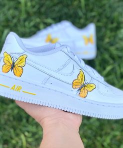 Yellow Butterfly Custom Air Force 1