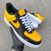 Yellow And Black Custom Air Force 1