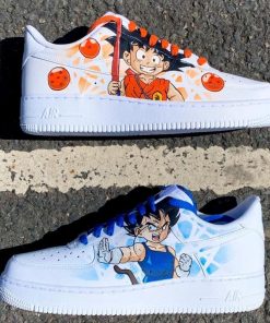 Dragonball Blue Orange Custom Air Force 1