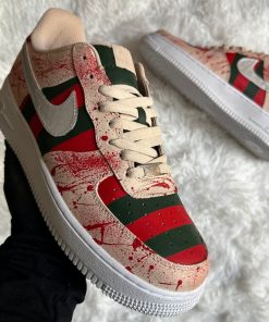 Freddy Krueger Halloween Custom Air Force 1