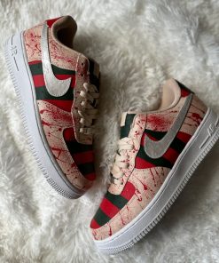 Freddy Krueger Style Custom Air Force 1