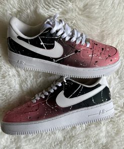 Black Pink Gradient Custom Air Force 1