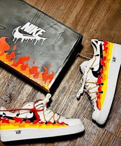 Fire Flame Custom Air Force 1