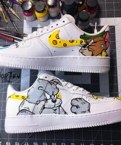 Tom Jerry Cartoons Custom Air Force 1