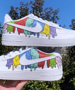 Colourful Drips Custom Air Force 1