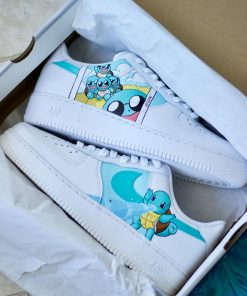 Pokeman Squirtle Custom Air Force 1