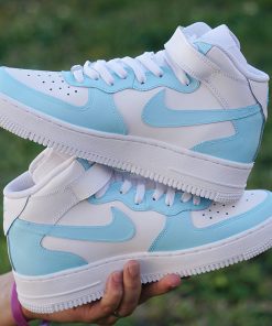 Color Baby Blue Custom Air Force 1