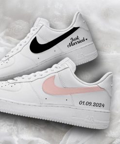 Wedding Sneakers Unique Custom Air Force 1