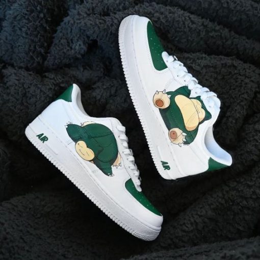 Pokemon Snorlax Custom Air Force 1