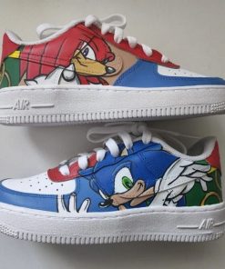 Hedgehog Sonic Cartoon Custom Air Force 1