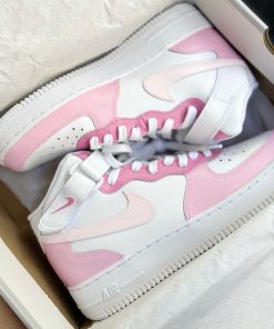 Cotton Candy Pink Custom Air Force 1