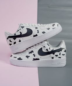 Black Cow Pattern Custom Air Force 1