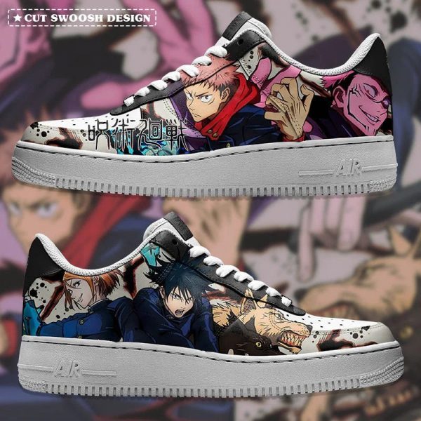 Jujutsu Kaisen Handpainted Custom Air Force 1