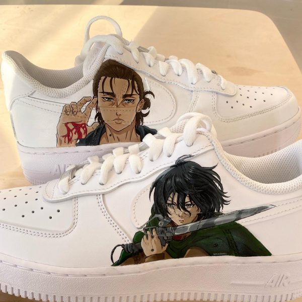 AOT Anime Handpainted Custom Air Force 1