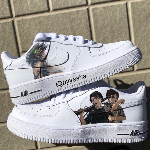 AOT Anime Art Custom Air Force 1