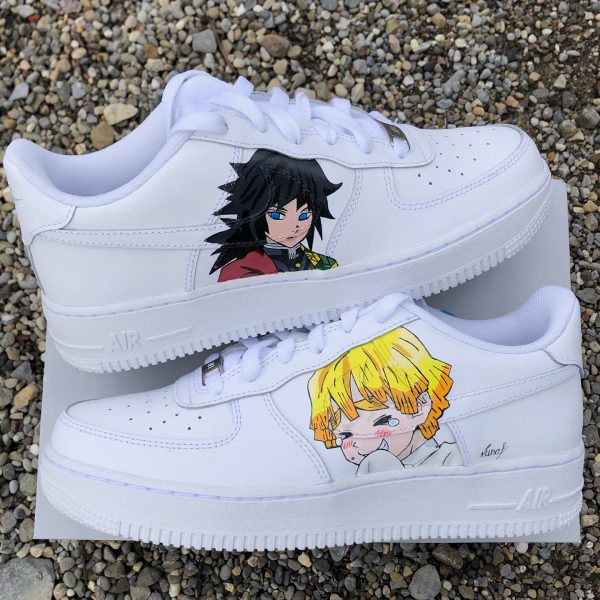 Giyu Zenitsu Anime Custom Air Force 1