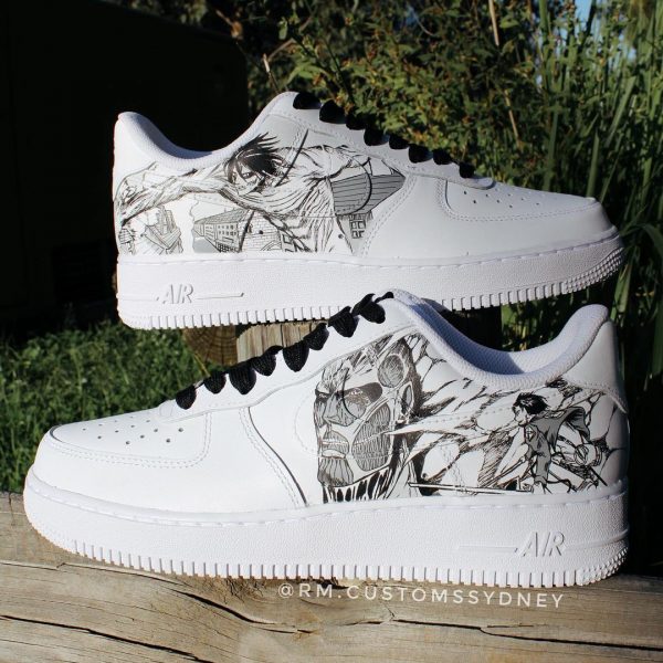 Attack Titan Handpaint Custom Air Force 1