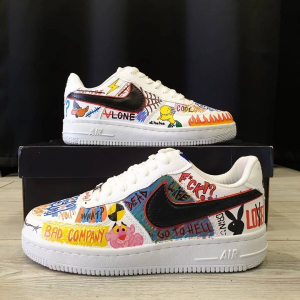 Hand Art Freestyle Custom Air Force 1