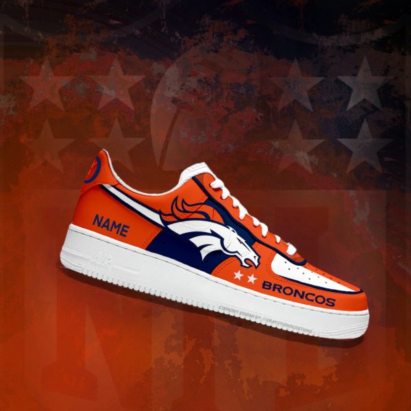 NFL Denver Broncos Custom Air Force 1