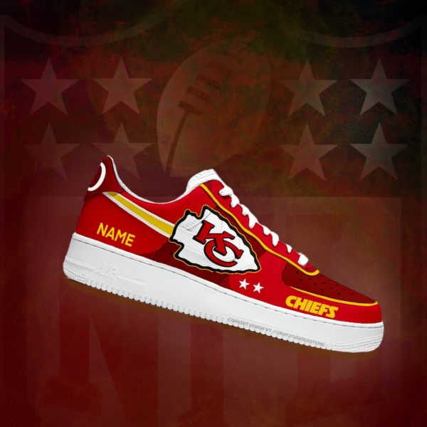 NFL Kansas Chiefs Custom Air Force 1