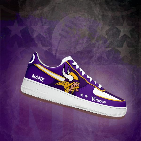 NFL Minnesota Vikings Custom Air Force 1