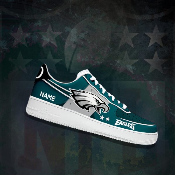 NFL Philadelphia Eagles Custom Air Force 1