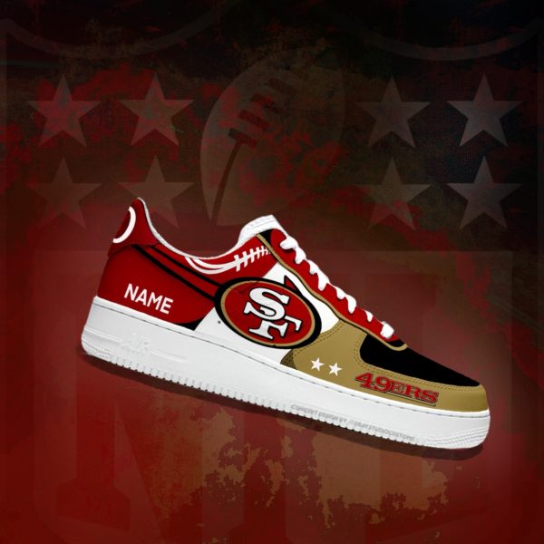 San Fransisco 49Ers Custom Air Force 1