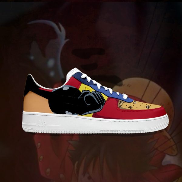 Luffy Gear 3 Custom Air Force 1