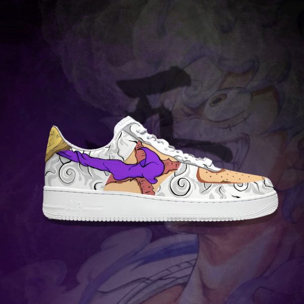 Luffy Gear5 Painting Custom Air Force 1