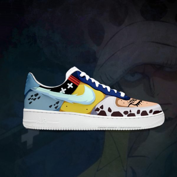 Trafalgar D Law Custom Air Force 1