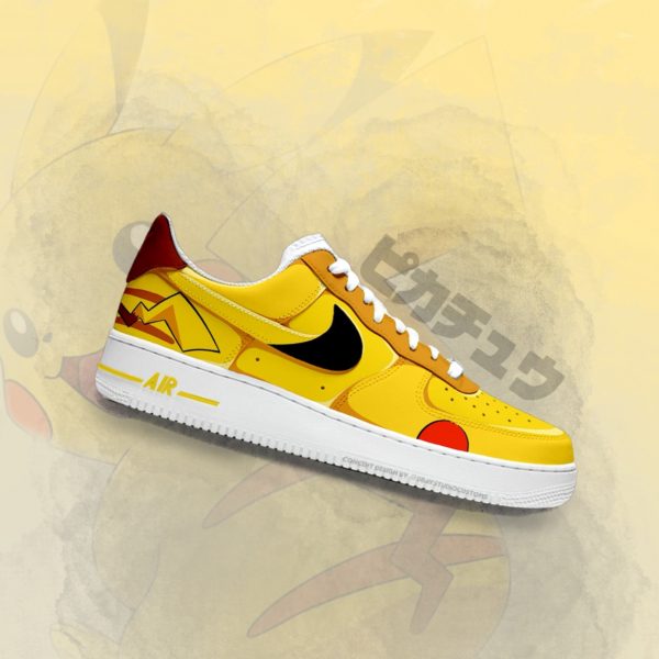 Pokemon Pikachu Painting Custom Air Force 1