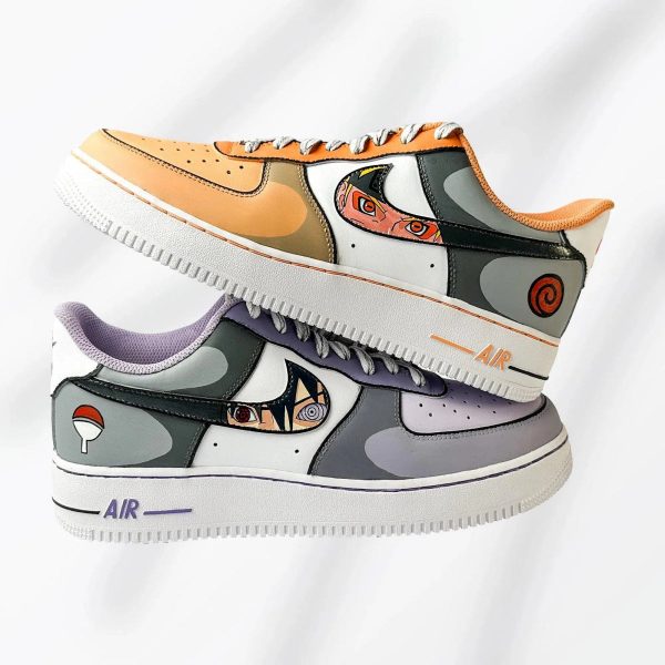 Naruto Sasuke Painting Custom Air Force 1