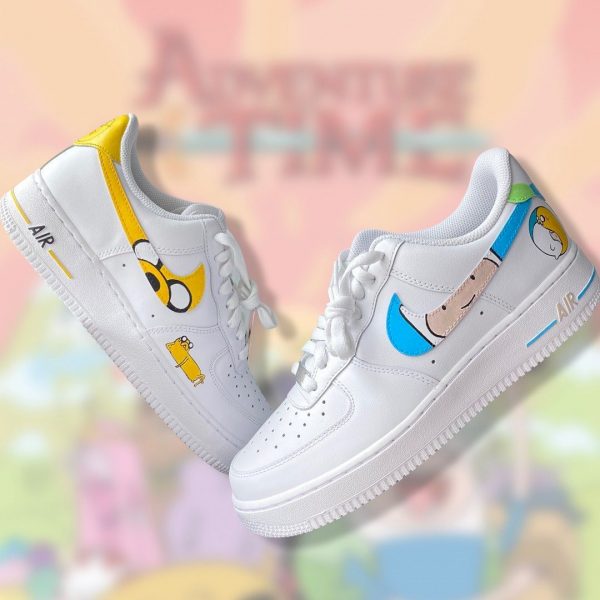 Adventure Time Swoosh Custom Air Force 1