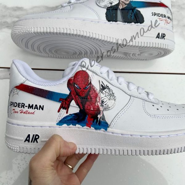 Tom Holland Spiderman Custom Air Force 1