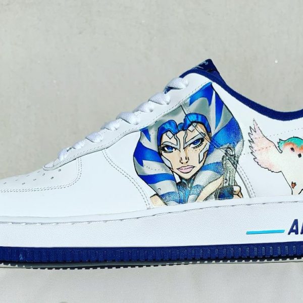 Ahsoka Tano Doodle Custom Air Force 1