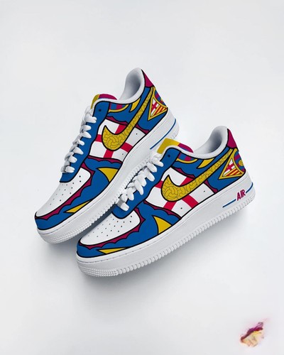 Air Fc Barcelona Custom Air Force 1