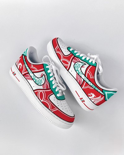 Air Fc Liverpool Custom Air Force 1