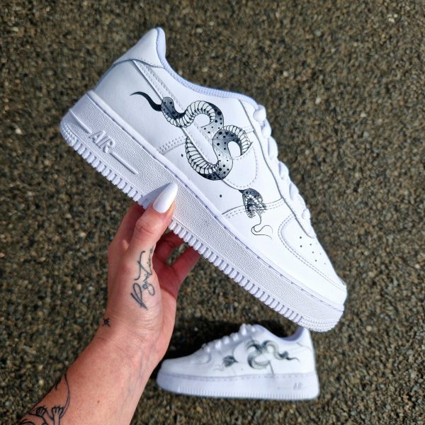 Snake Painting Custom Air Force 1