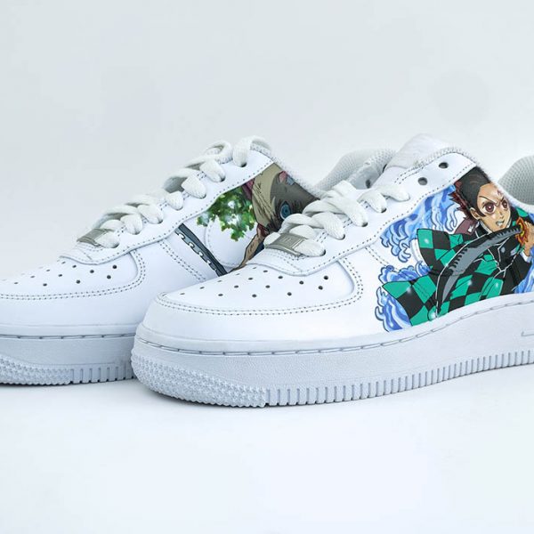 Demon Slayer Painting Custom Air Force 1