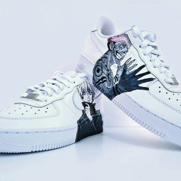 Jujutsu Kaisen Black Custom Air Force 1